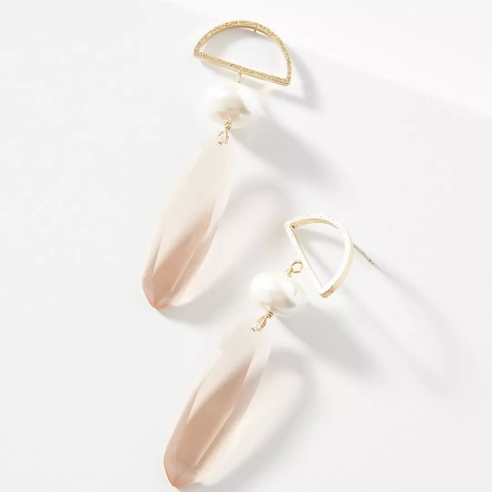 Anthropologie Georgina Pearl Drop Earrings